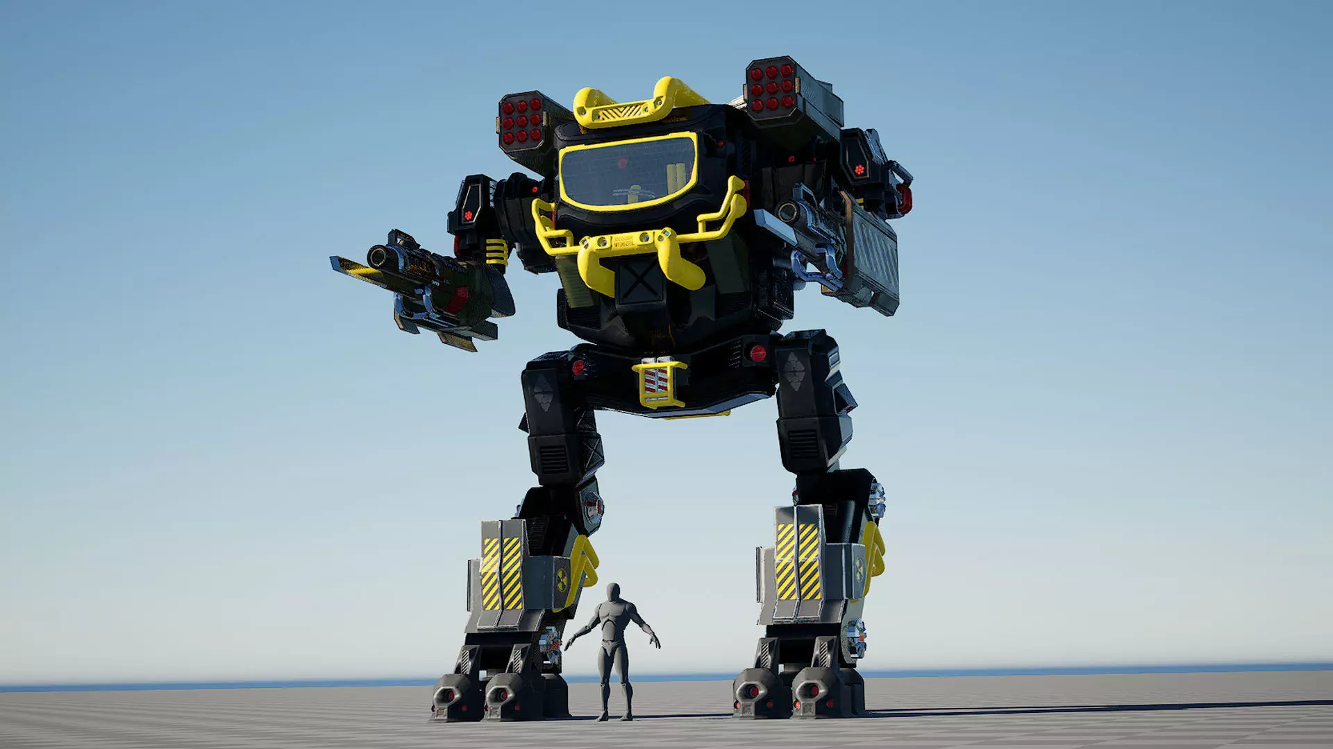 Levo Mech v10 - Unreal Engine Project Low-poly 3D model_0
