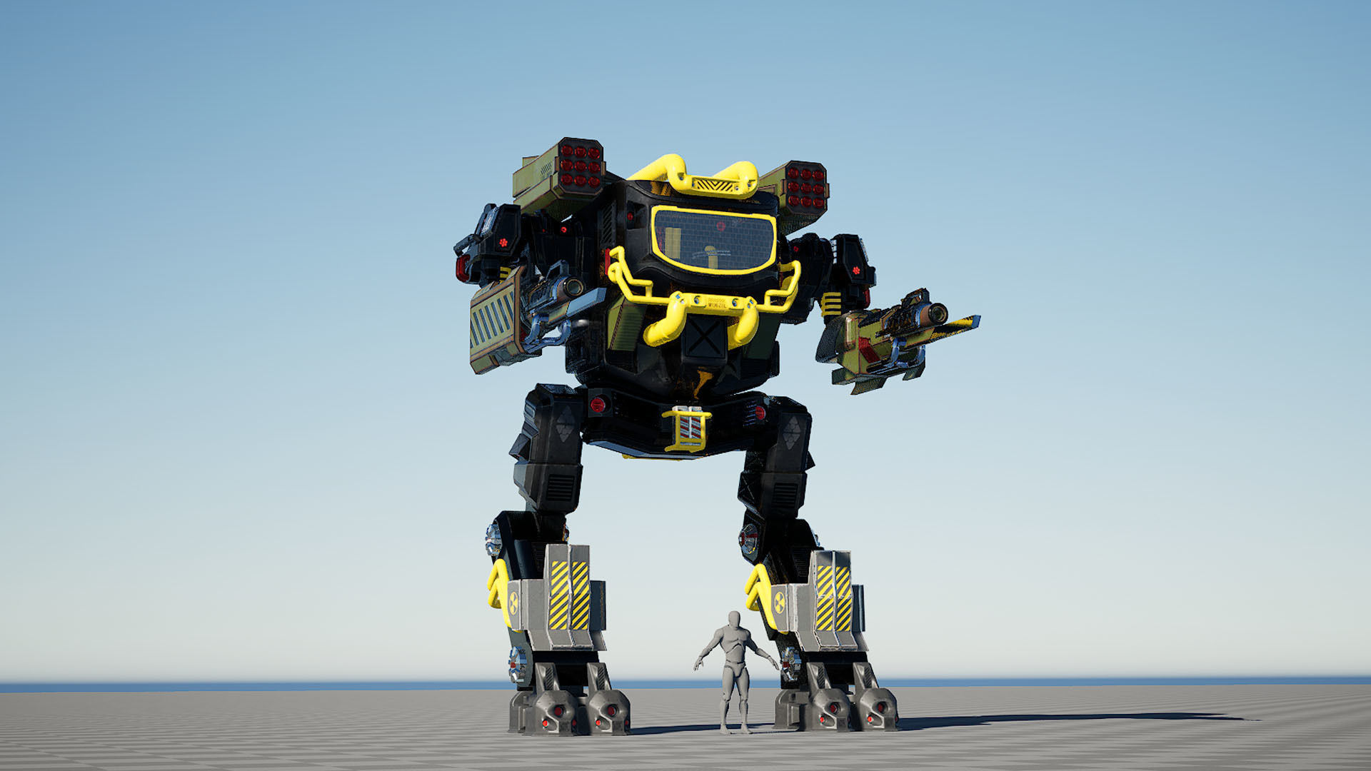Levo Mech v10 - Unreal Engine Project Low-poly 3D model_2