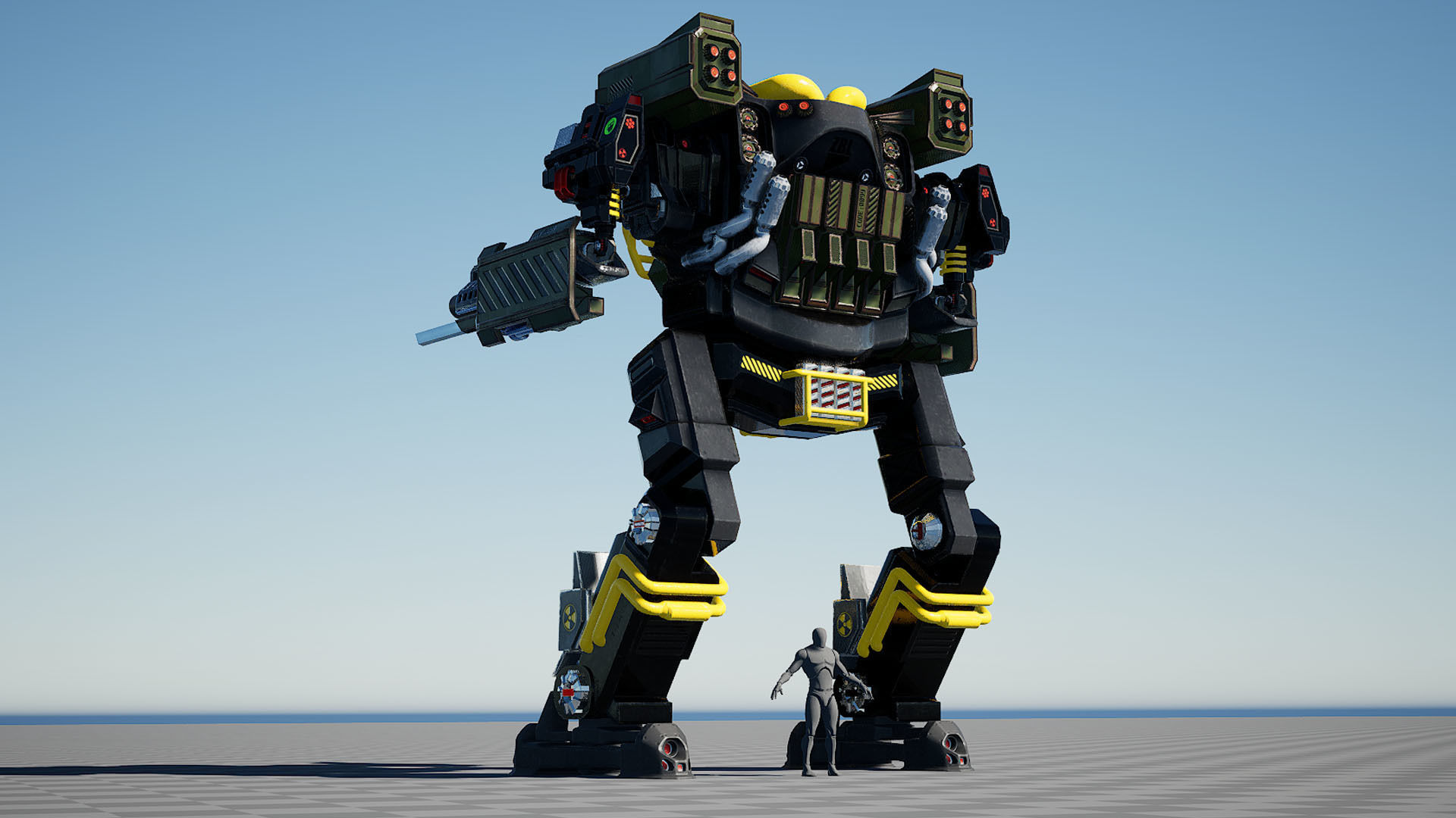 Levo Mech v10 - Unreal Engine Project Low-poly 3D model_3