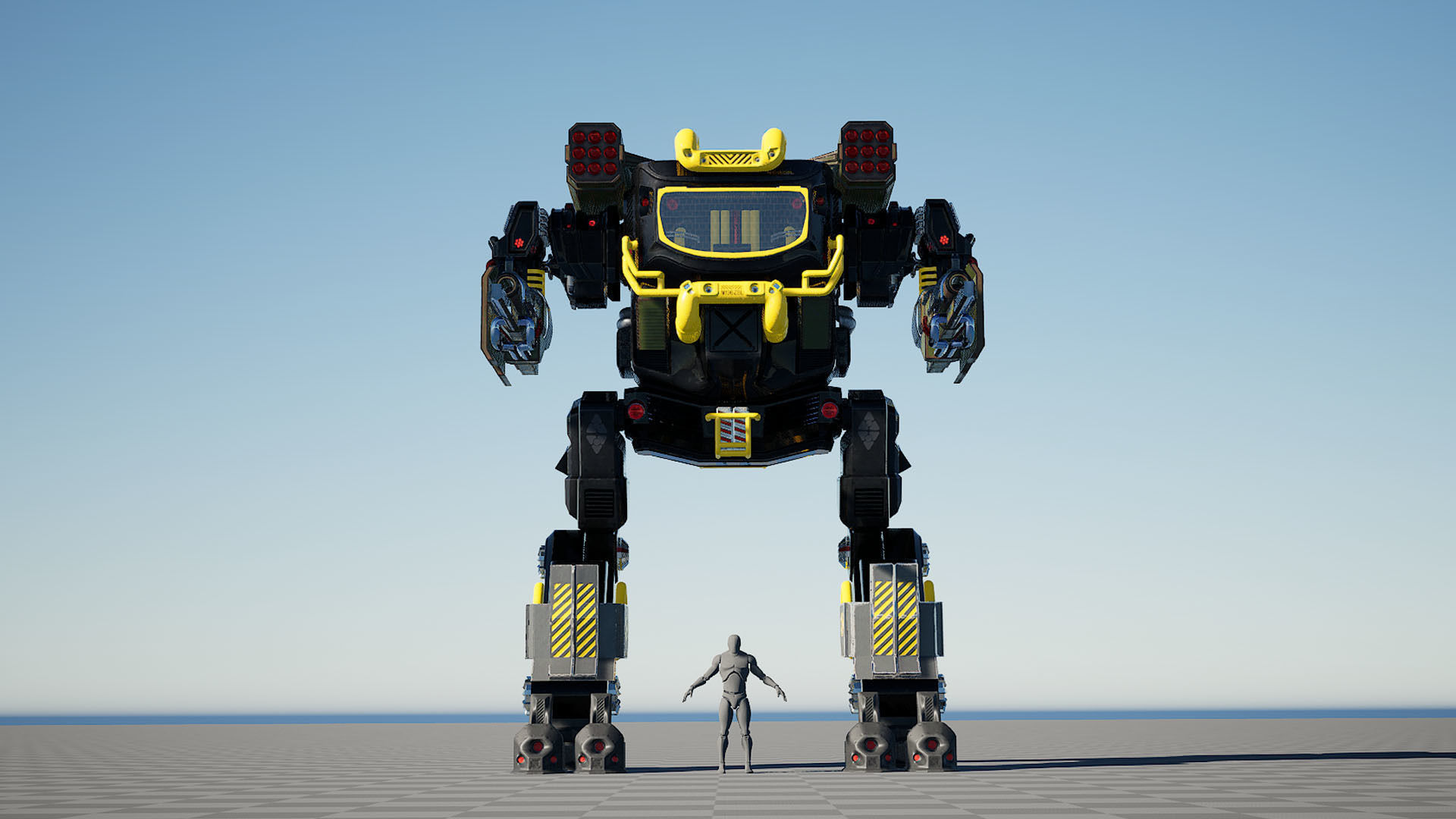 Levo Mech v10 - Unreal Engine Project Low-poly 3D model_1