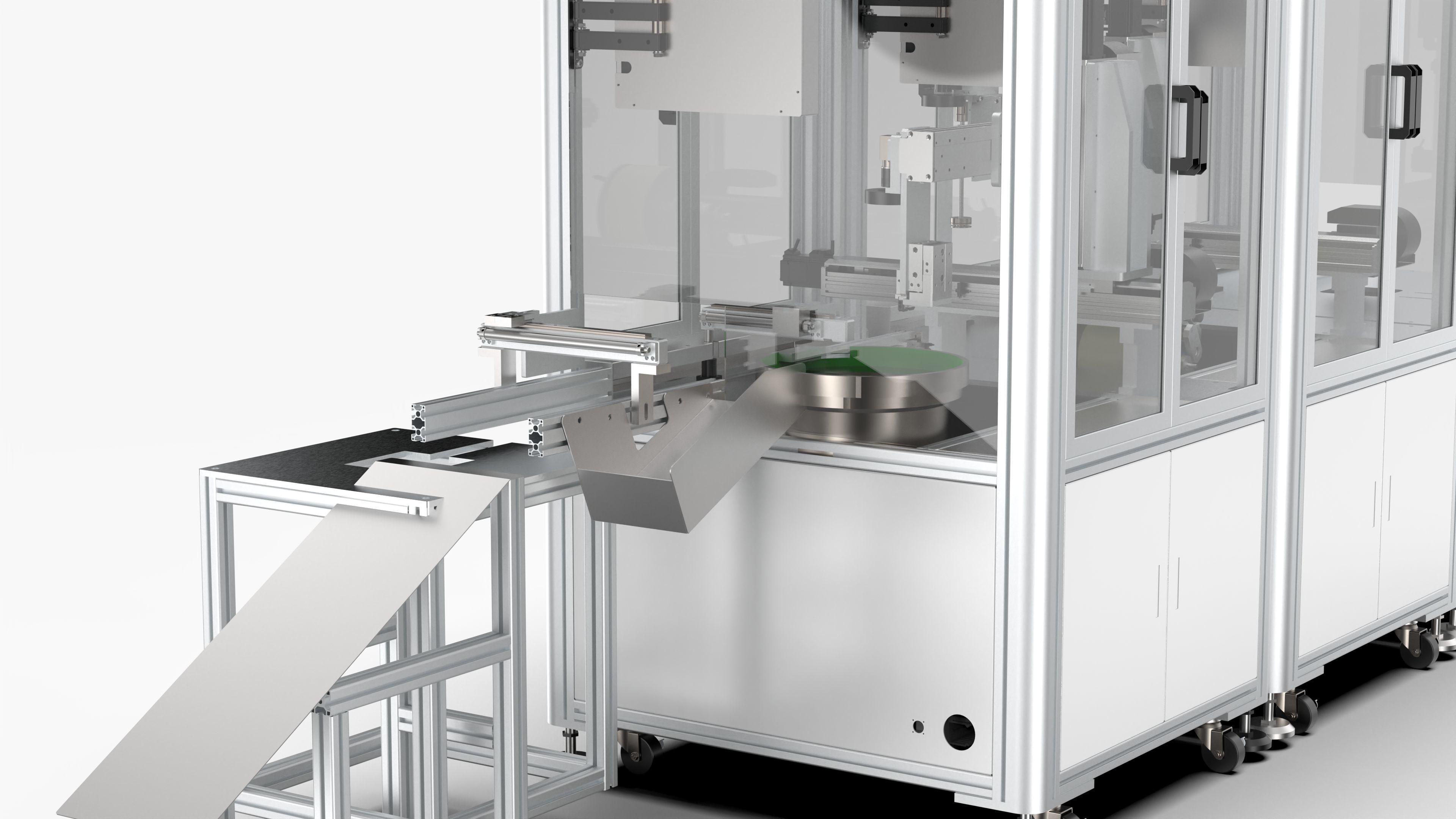 Laser Marking Visual Labeling -Clamping - Buckle Production Line 3D model_11