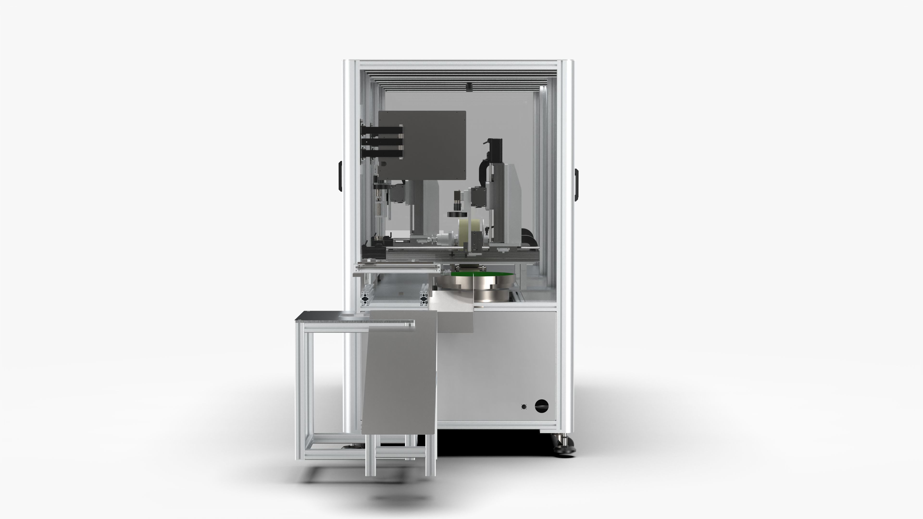 Laser Marking Visual Labeling -Clamping - Buckle Production Line 3D model_6