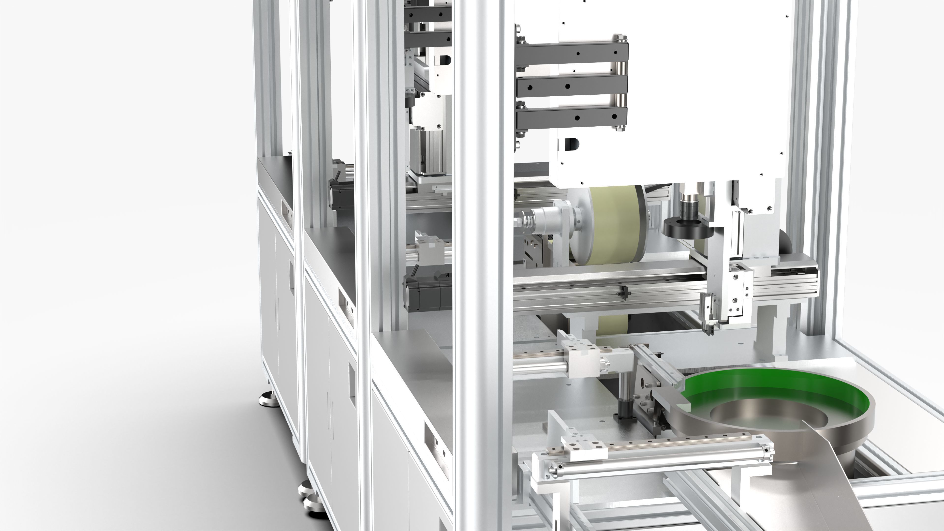 Laser Marking Visual Labeling -Clamping - Buckle Production Line 3D model_17
