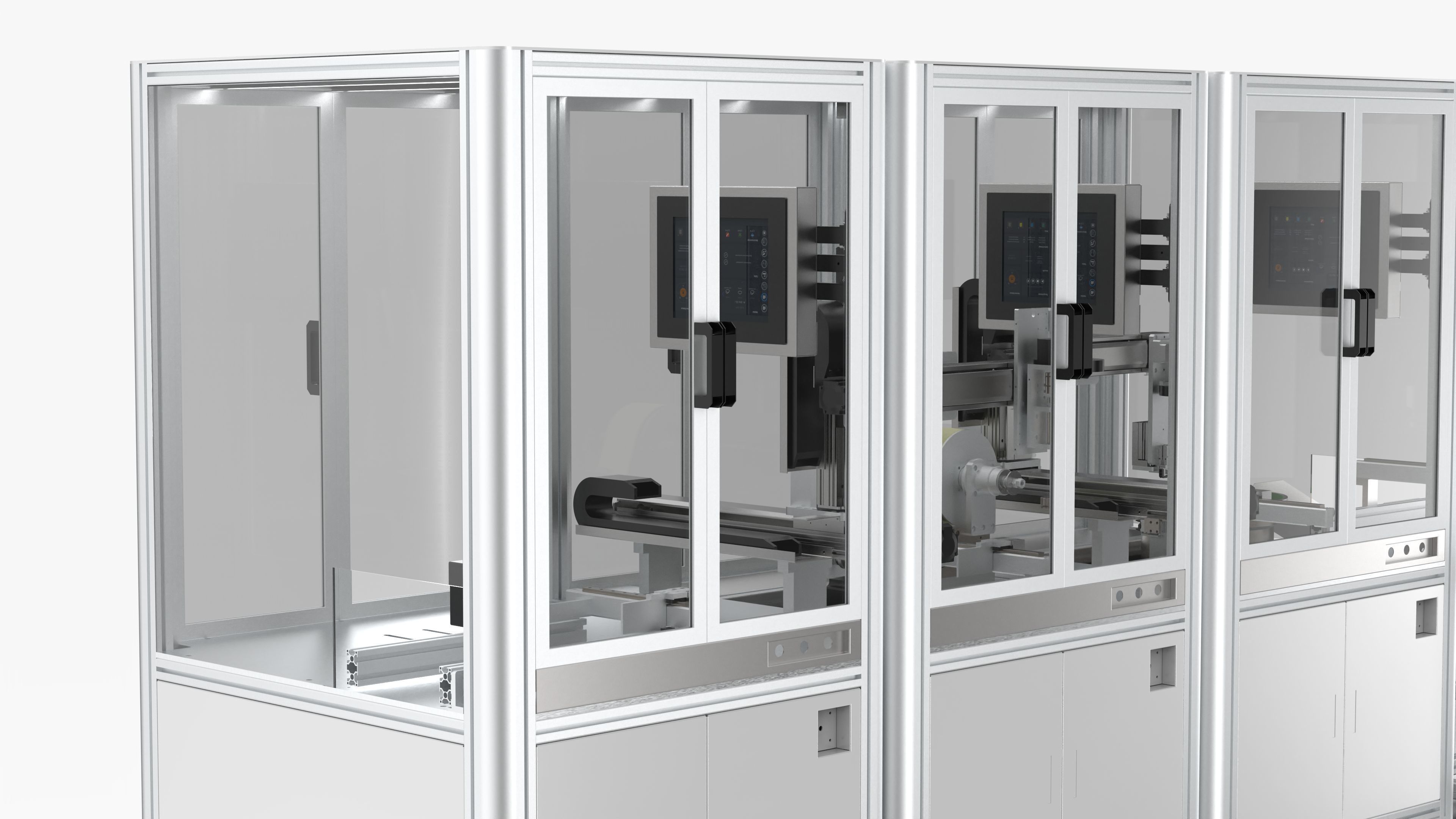 Laser Marking Visual Labeling -Clamping - Buckle Production Line 3D model_9