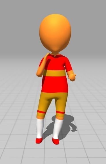 Stickman Free 3D model_3