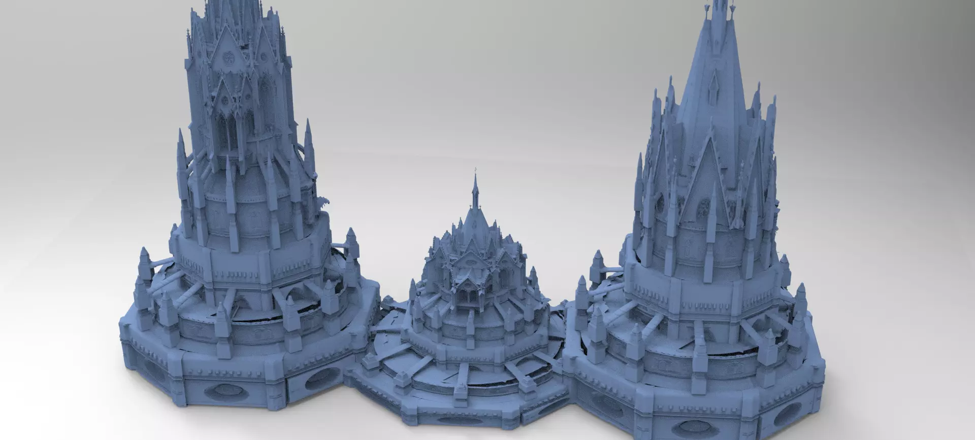 Azathoth Temple Crown Towers  3D model_0