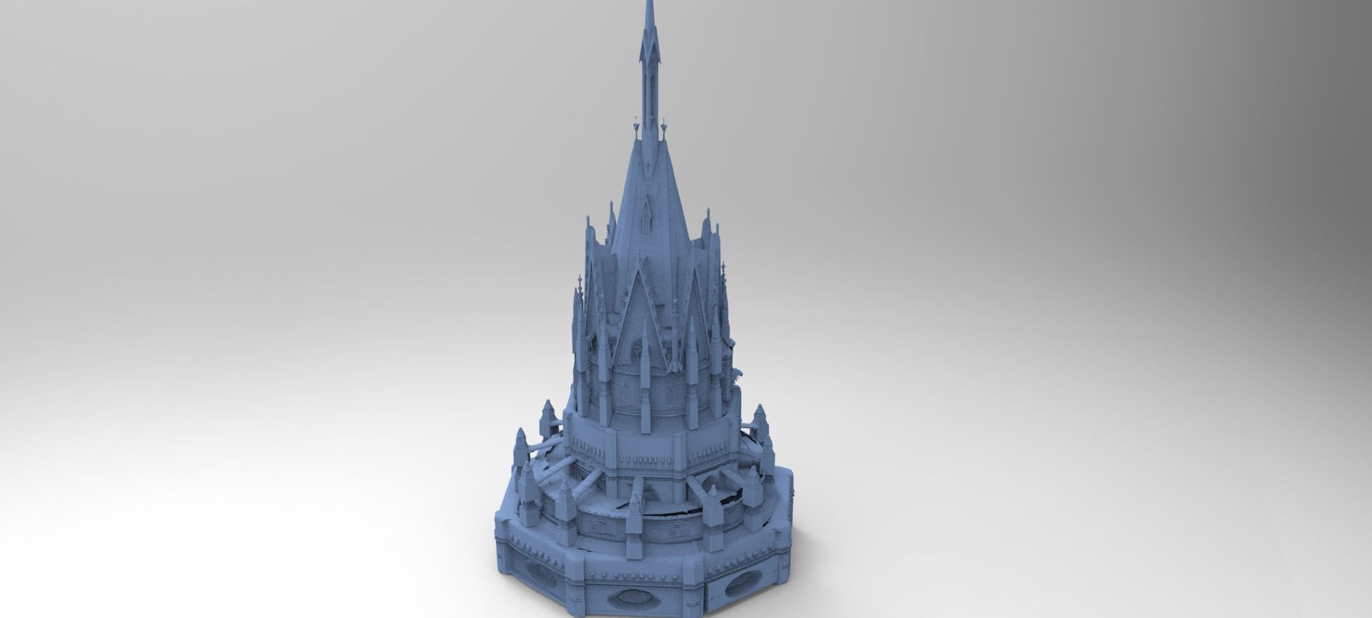 Azathoth Libruary tower 3D model_1