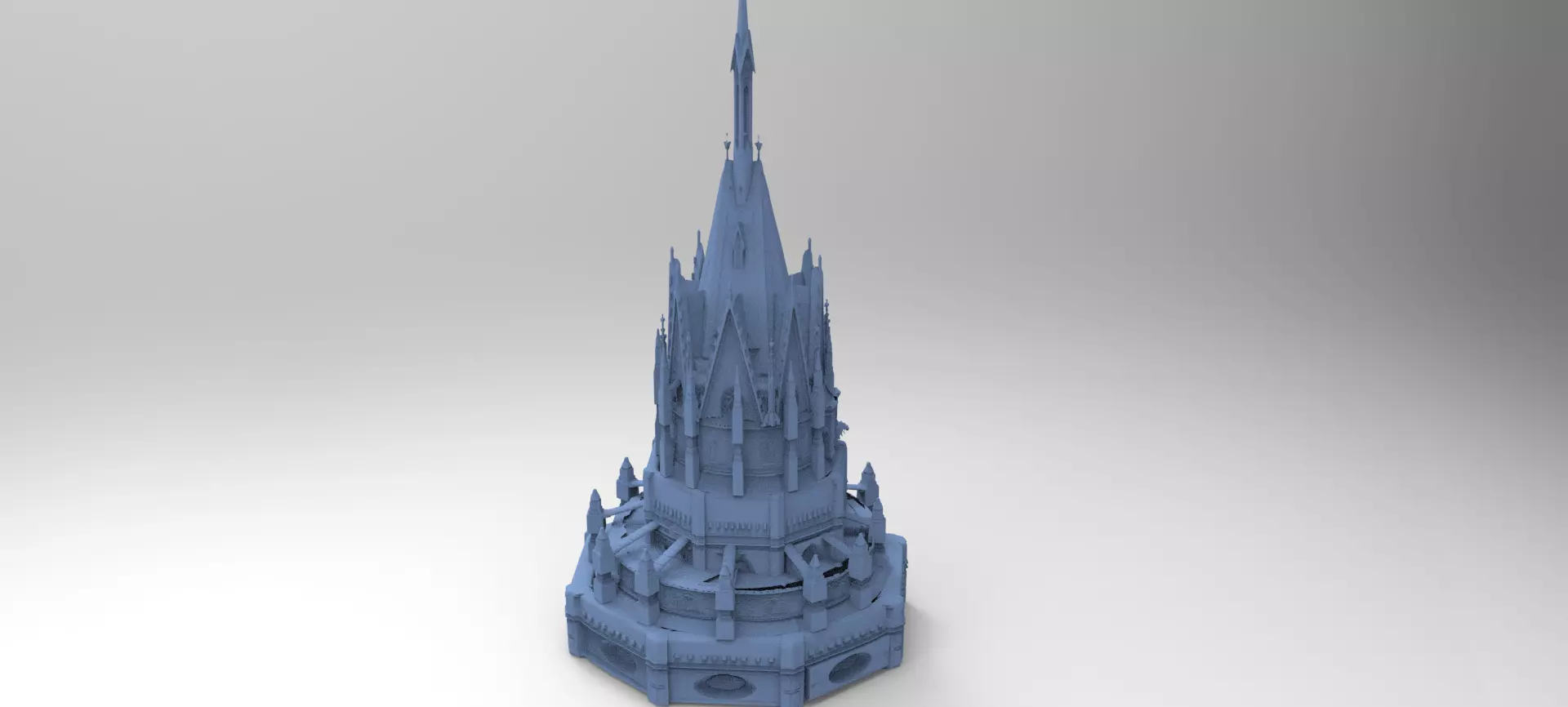 Azathoth Libruary tower 3D model_0