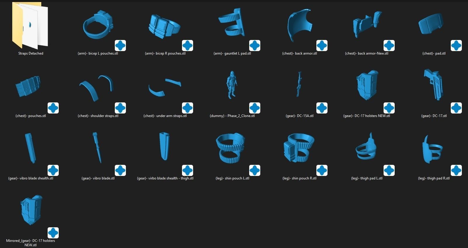 Clone Tactical kit for One12 scale Figure upgrade 3D print model_1