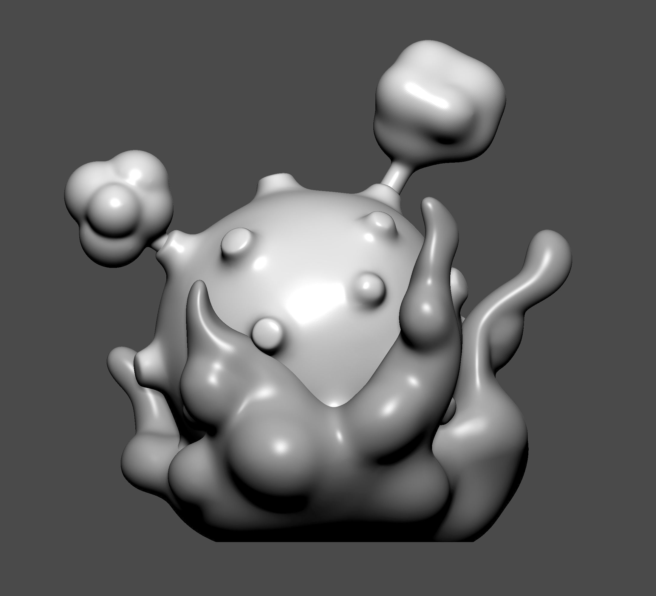 Pokemon - Koffing  3D print model_7