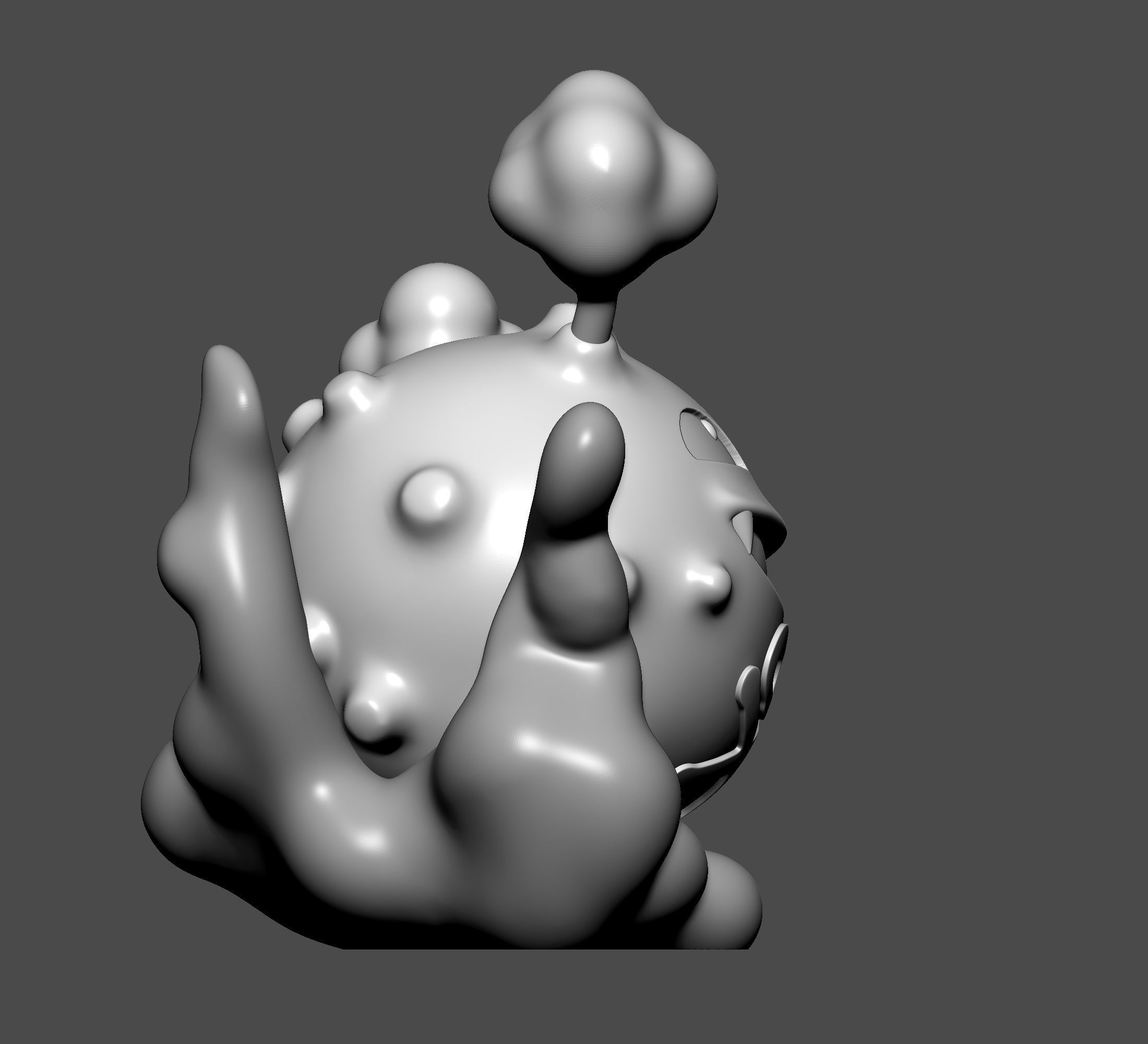 Pokemon - Koffing  3D print model_8