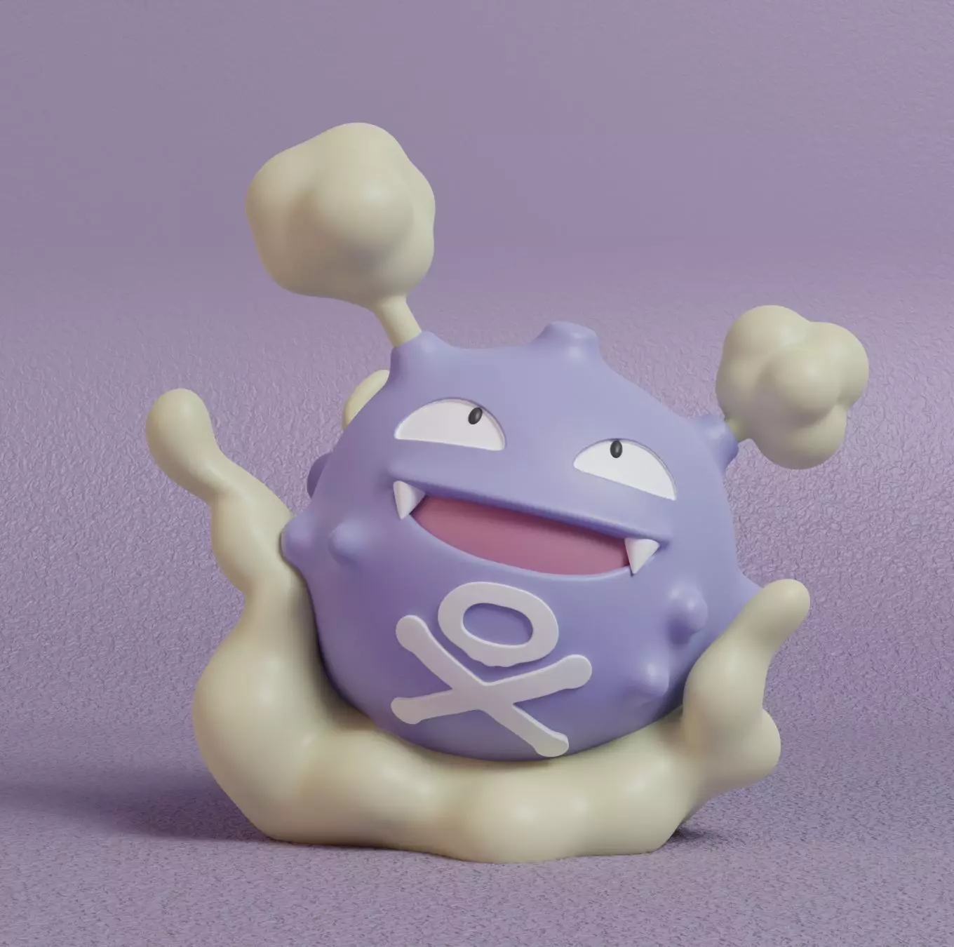 Pokemon - Koffing  3D print model_0
