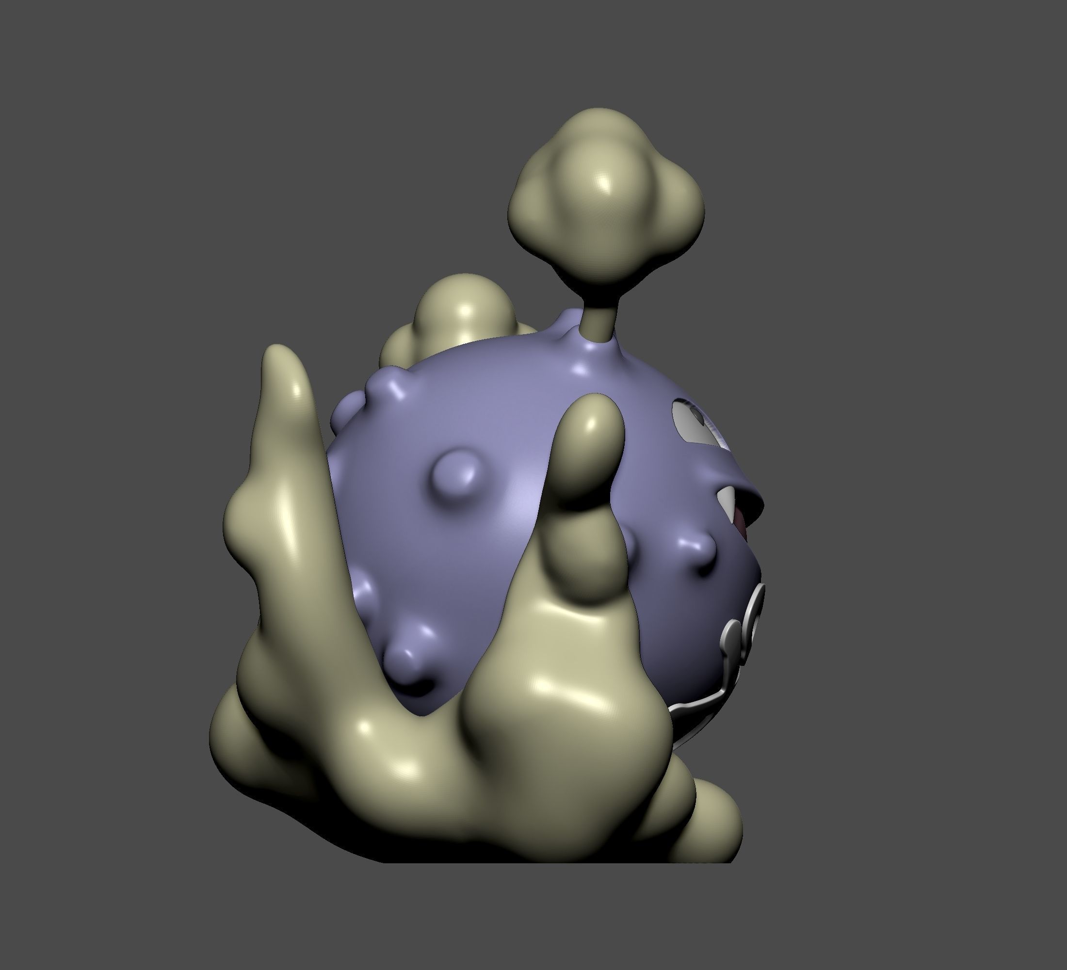 Pokemon - Koffing  3D print model_4