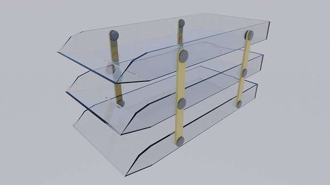 Desk Organizer or Document Tray Free 3D model
