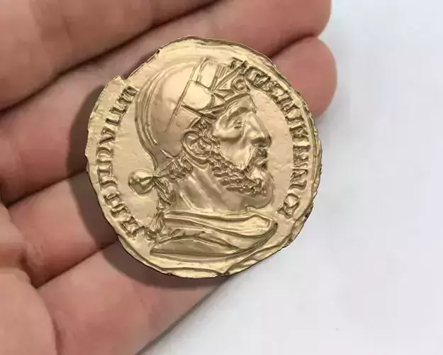 ANCIENT ROMAN COIN PENDANT