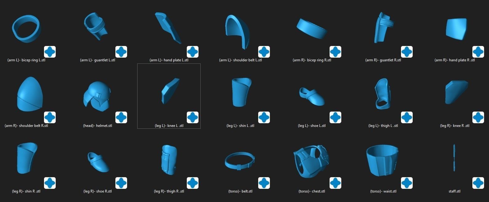 Imperial Guard Shadow of Empire One12 Scale Armor STL files 3D print model_1