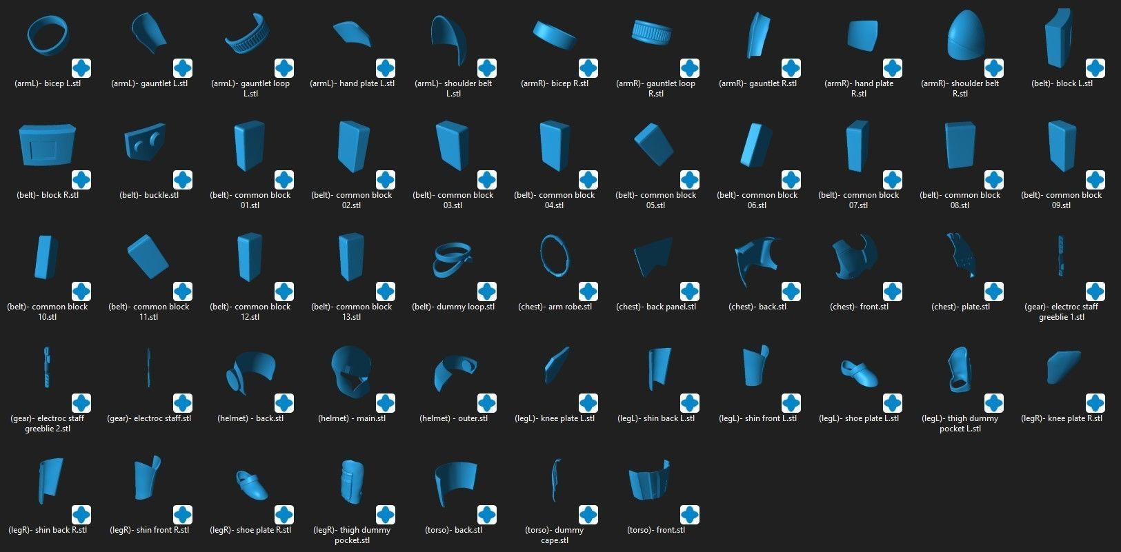 Imperial Guard Shadow of Empire Full Size Props STL 3D print model_2