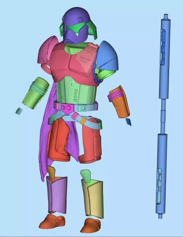 Imperial Guard Shadow of Empire Full Size Props STL 3D print model_0