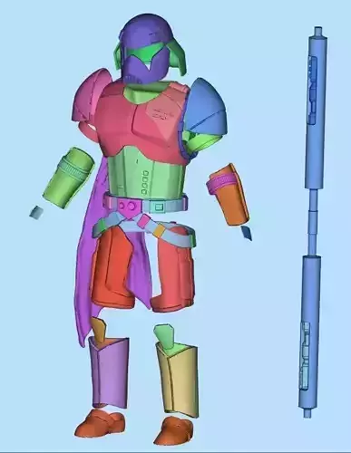 Imperial Guard Shadow of Empire Full Size Props STL 3D print model Imperial Guard Shadow of Empire Full Size Props STL 3D print model