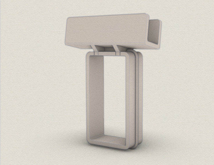 Cellphone charger base 3D print model_15