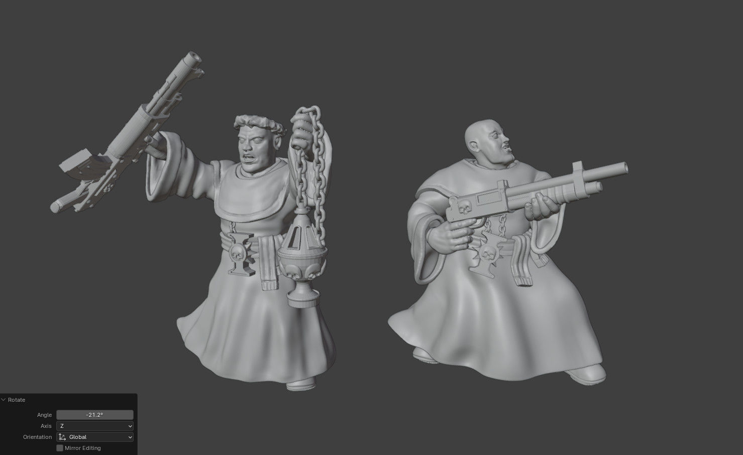 Imperial Priest 3D print model_3
