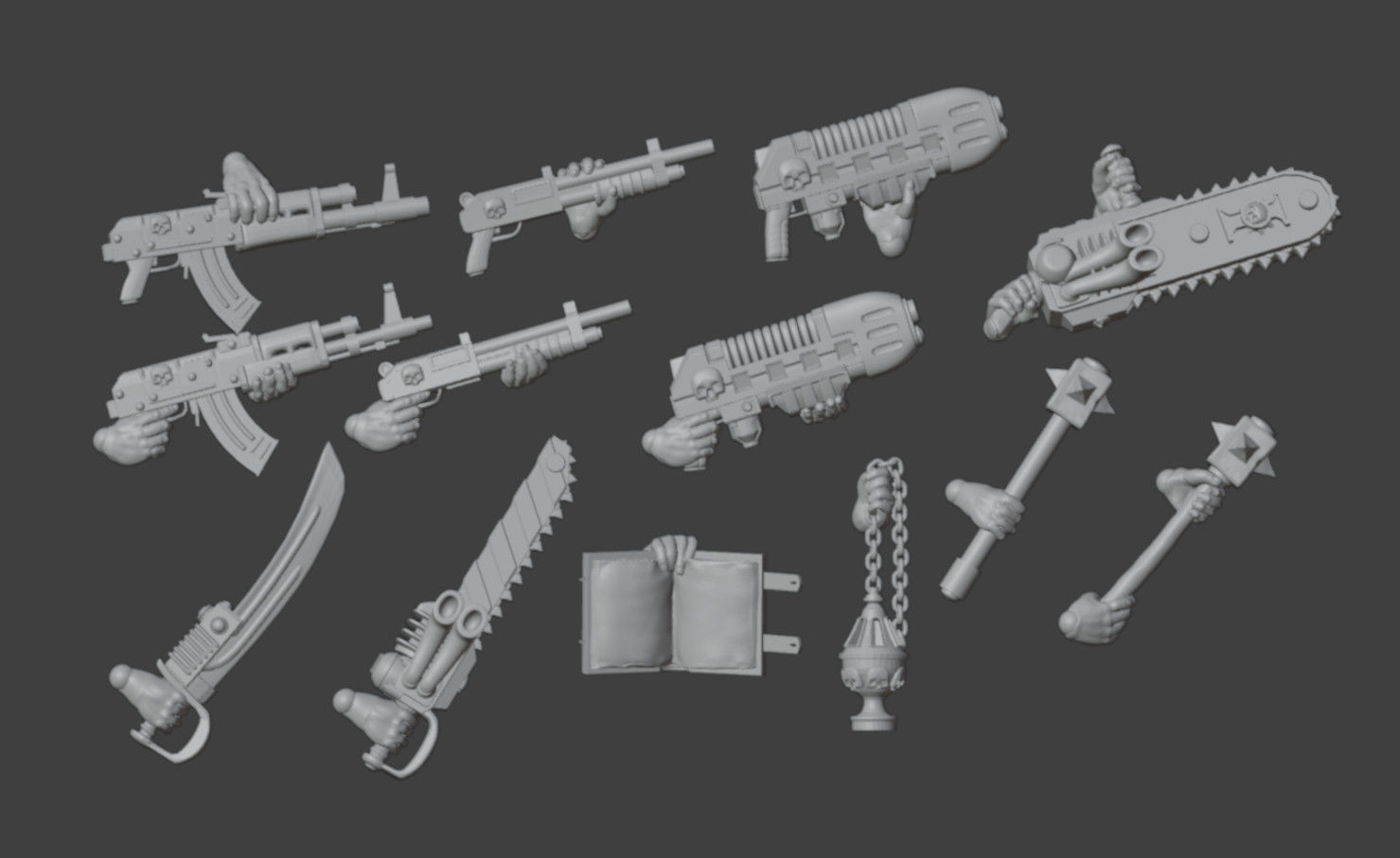 Imperial Priest 3D print model_2