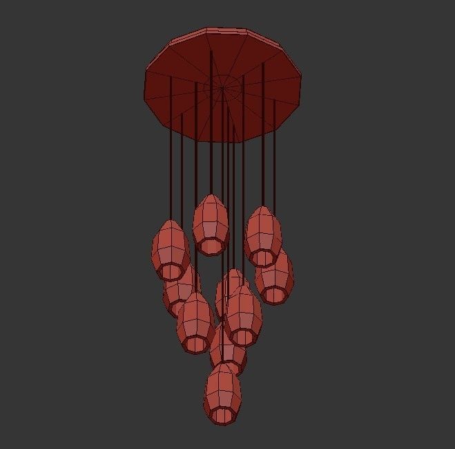 CHATELET CIRCULAR CHANDELIER 3D model_3