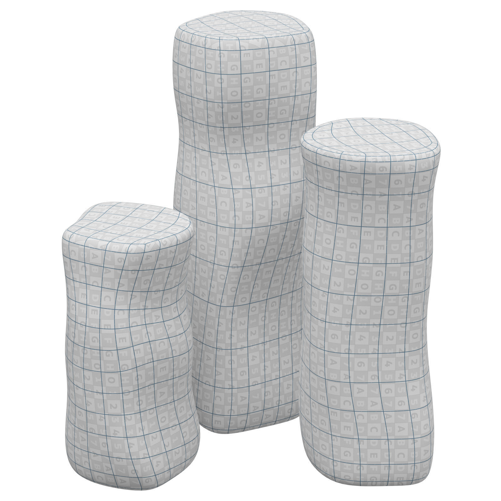 Roche Bobois Silver Tree pedestal tables 3D model_6