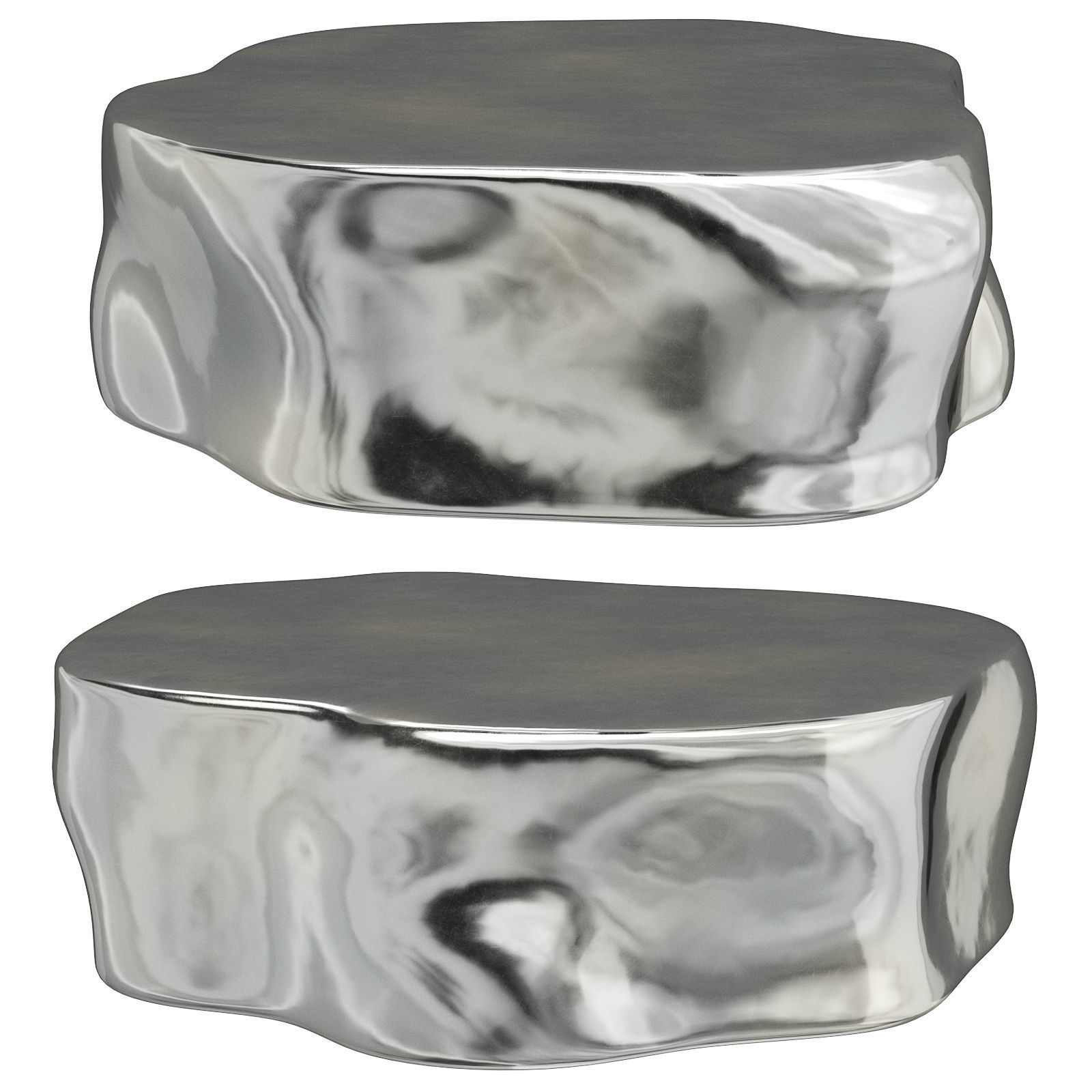 Roche Bobois cocktail table Silver Tree 3D model_1