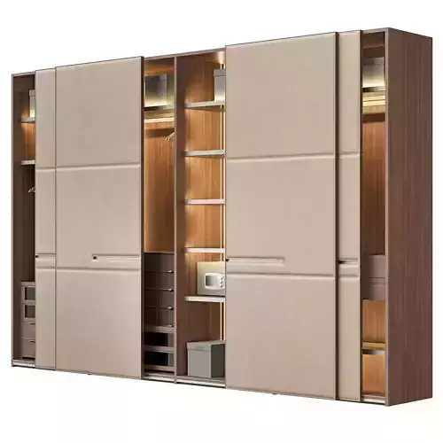 Lema wardrobe Warm slide doors by David Lopez Quincoces 3D model