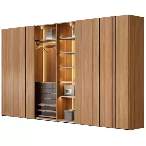 Lema wardrobe with slide doors Naica from Cairoli and Donzelli 3D model