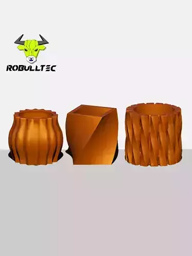 Flowerpots 3D print model