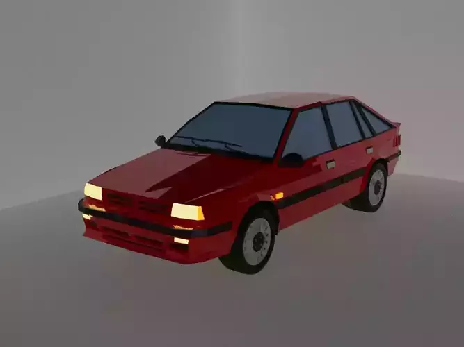 Low Poly 80s Hatch