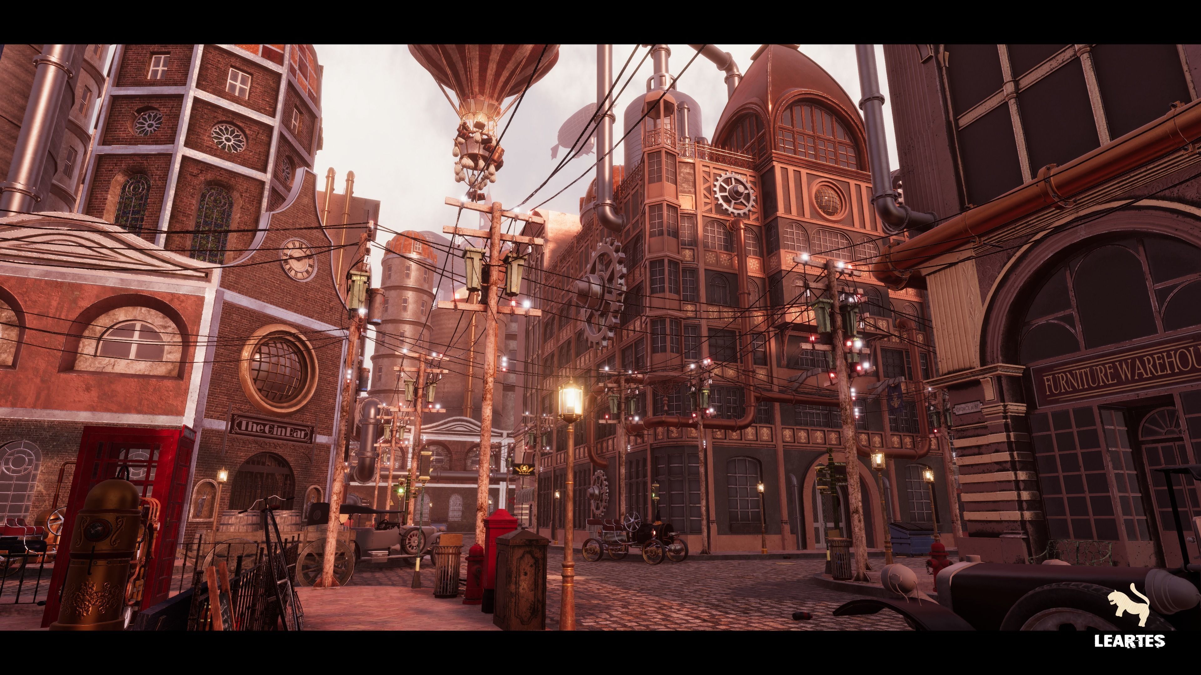 Steampunk - Victorian Environment Megapack Low-poly 3D model_10
