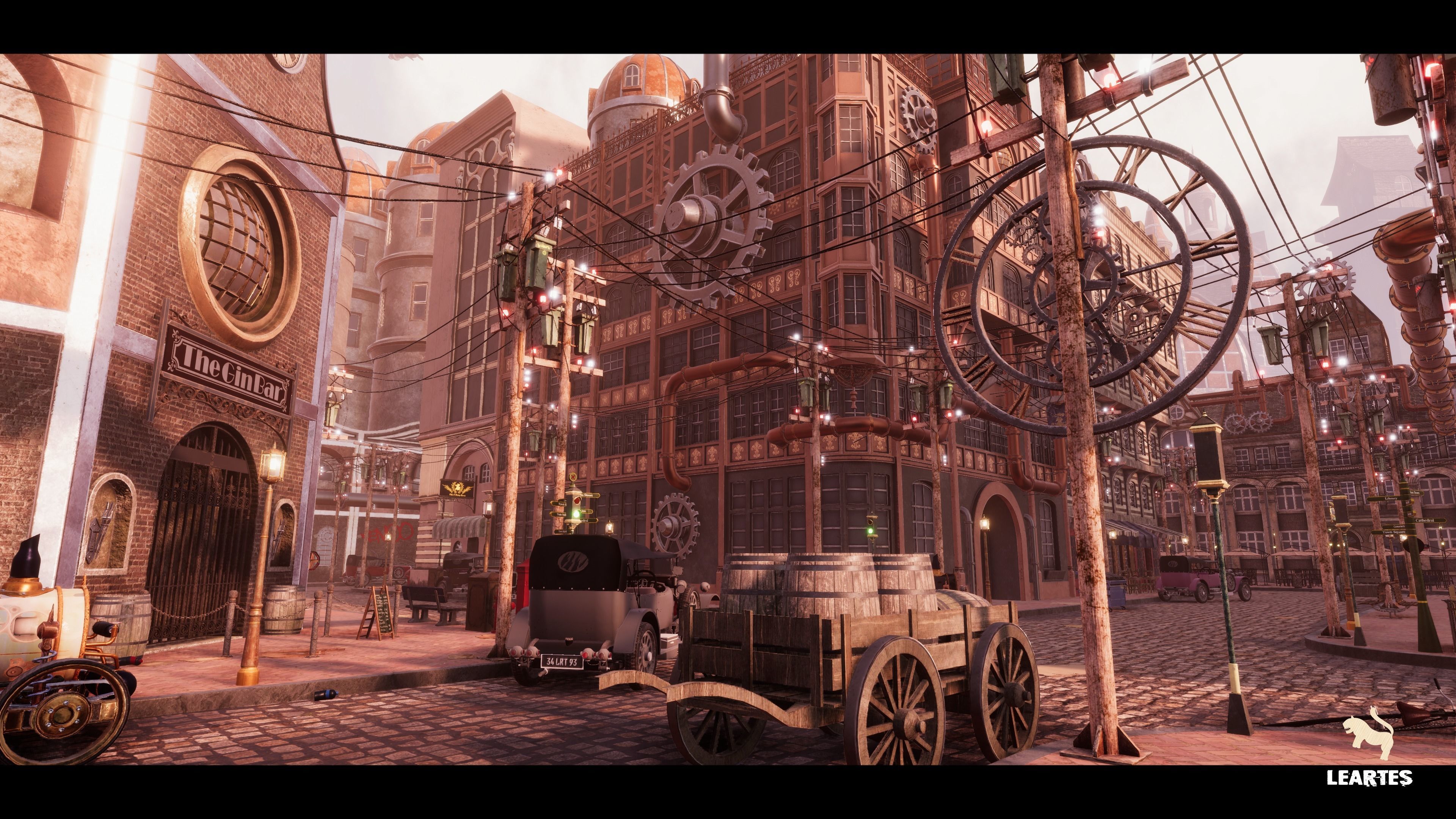 Steampunk - Victorian Environment Megapack Low-poly 3D model_15