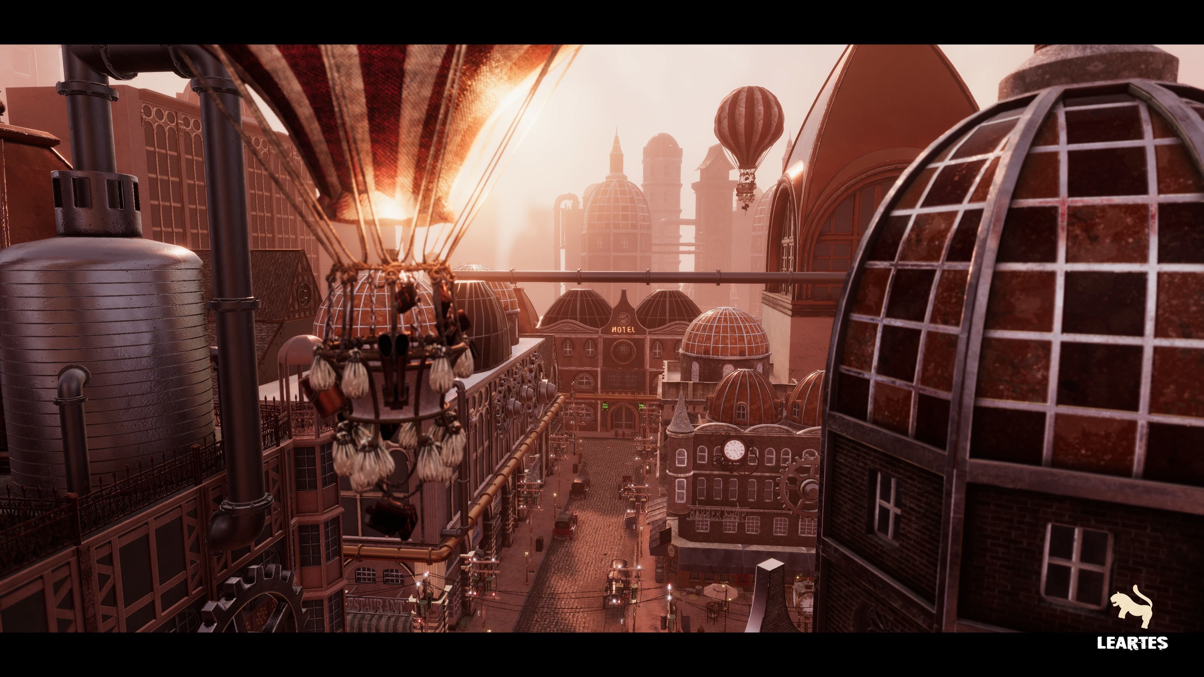 Steampunk - Victorian Environment Megapack Low-poly 3D model_12