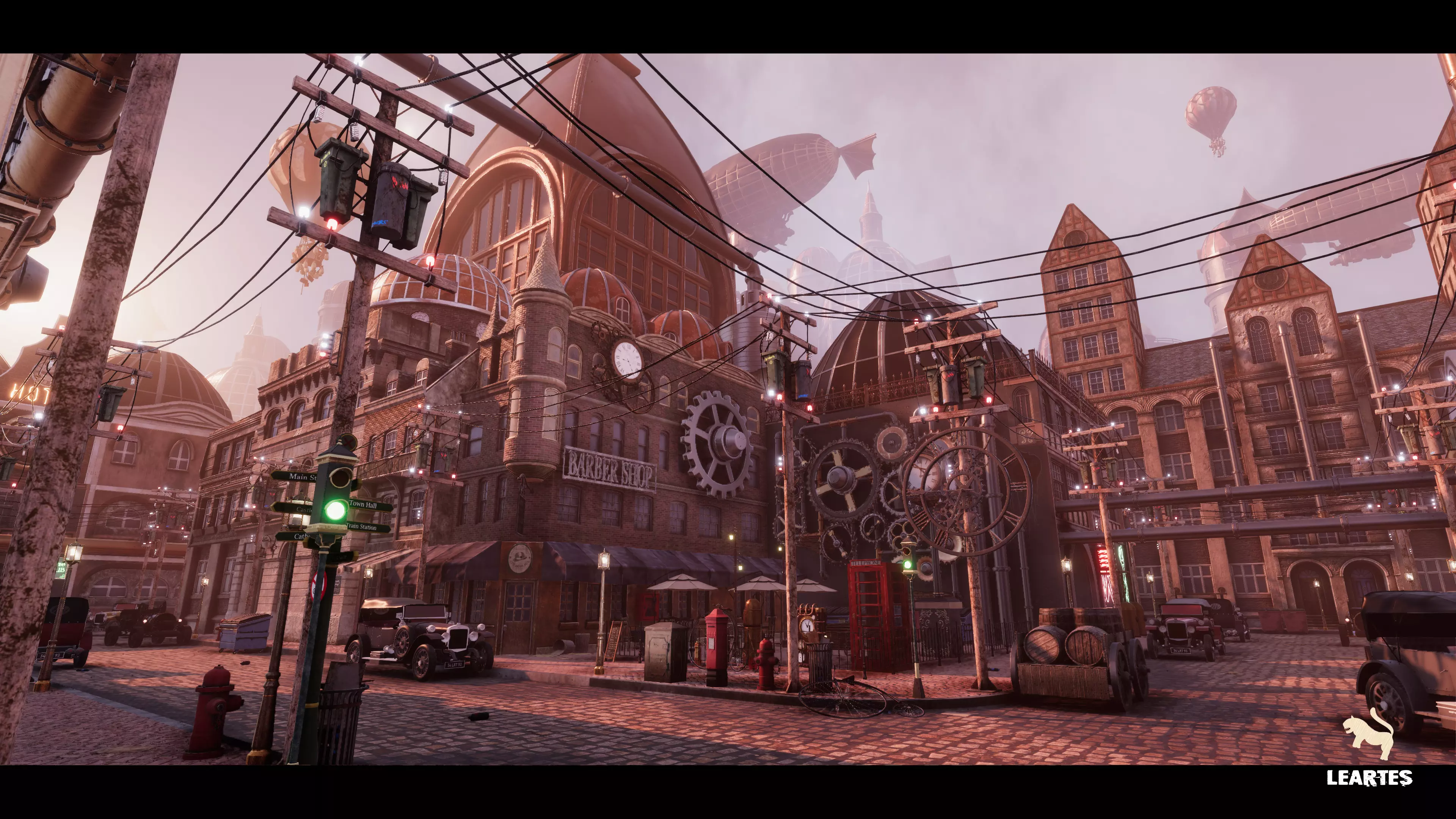 Steampunk - Victorian Environment Megapack Low-poly 3D model_0