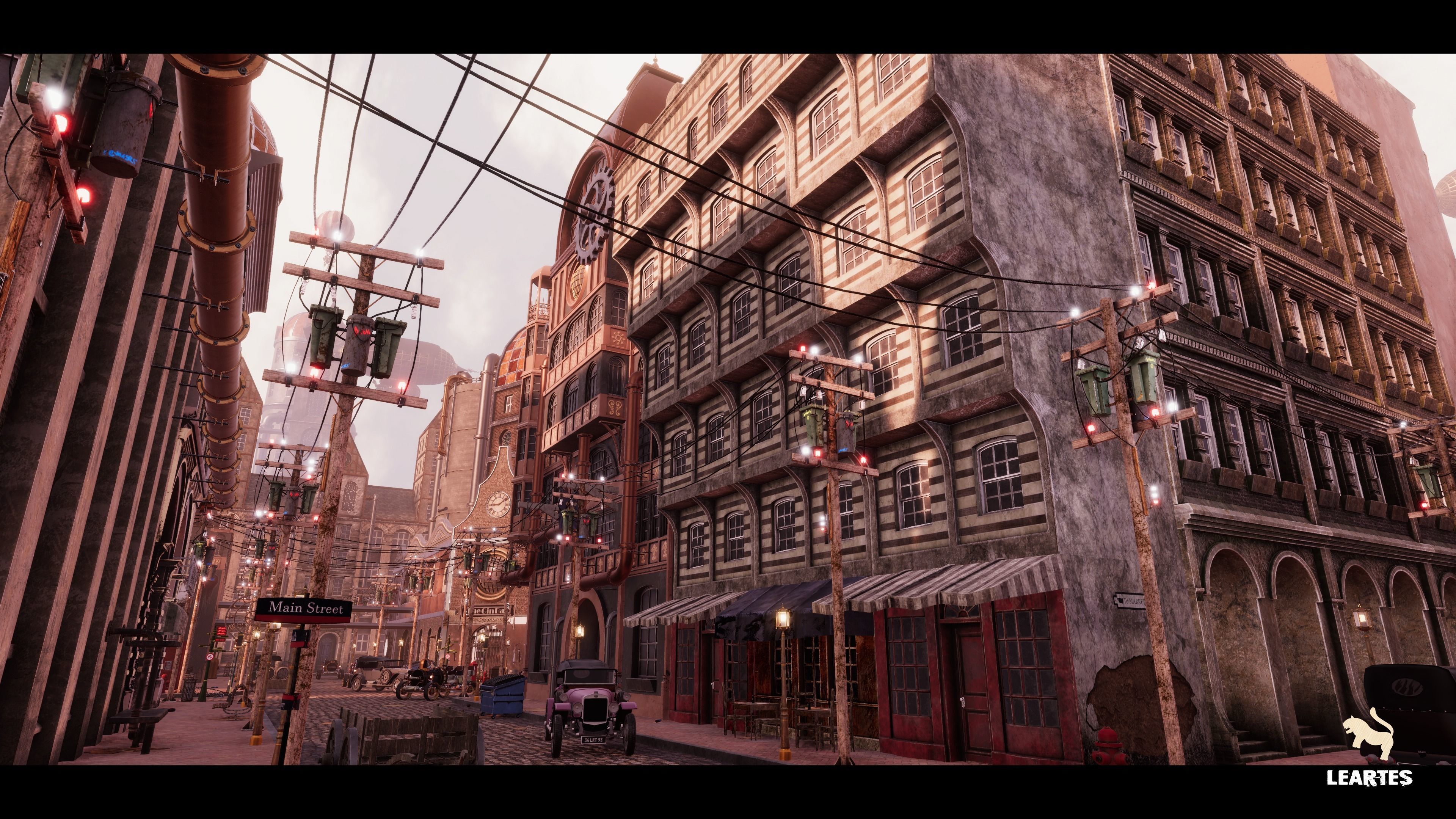 Steampunk - Victorian Environment Megapack Low-poly 3D model_9