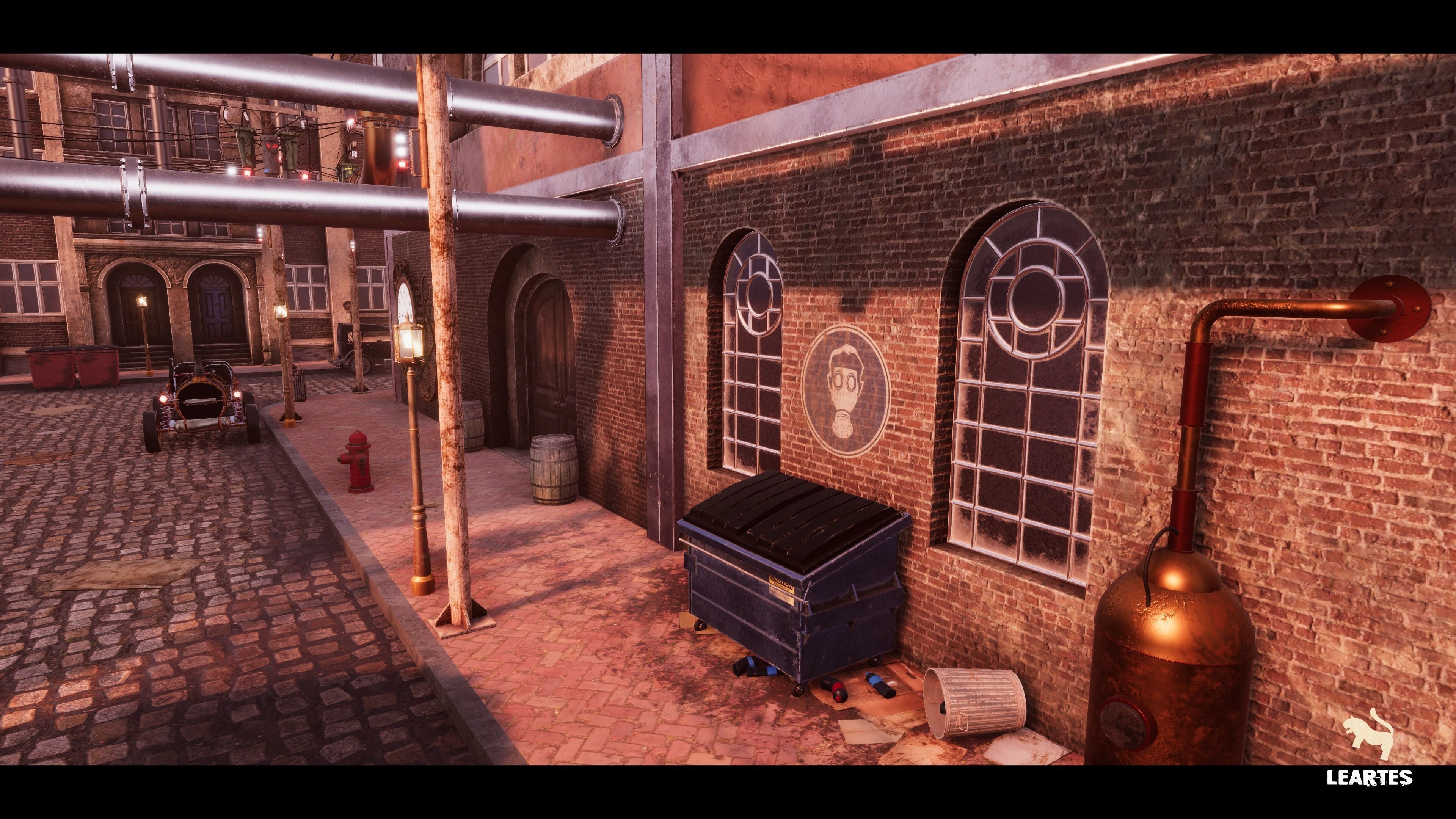 Steampunk - Victorian Environment Megapack Low-poly 3D model_6