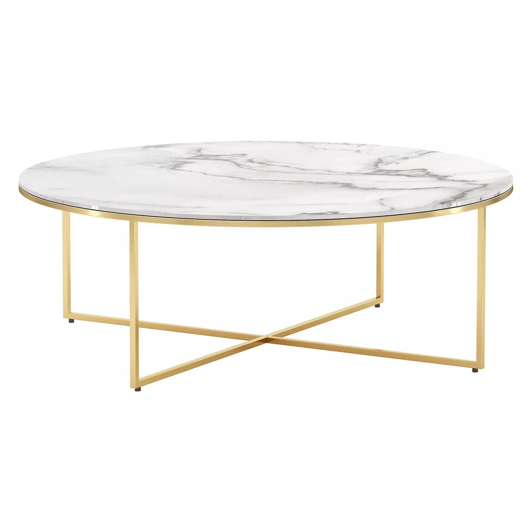 Table basse ronde XL avec 3D model_0