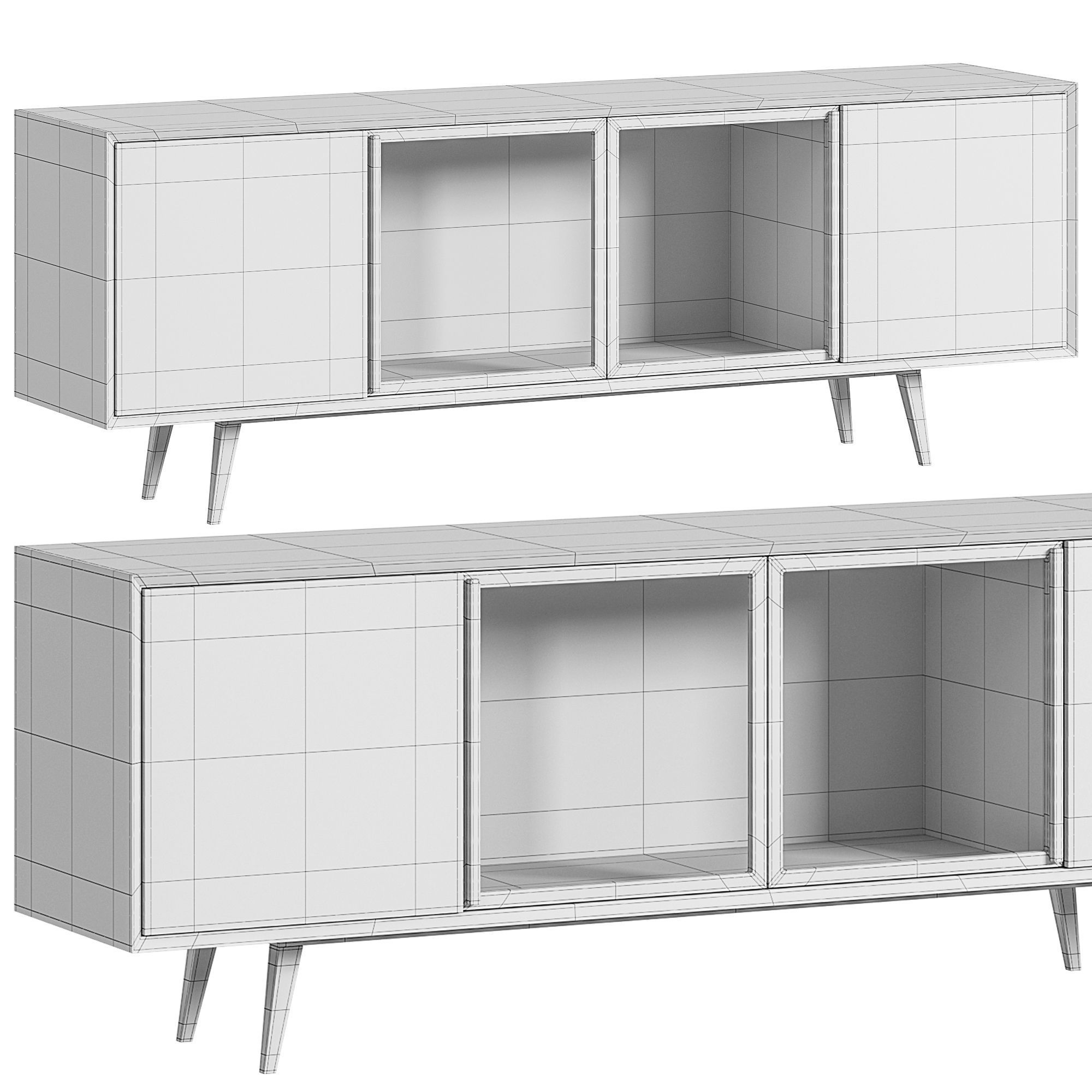 Moscova Sideboard By Meronie colzani 3D model_2