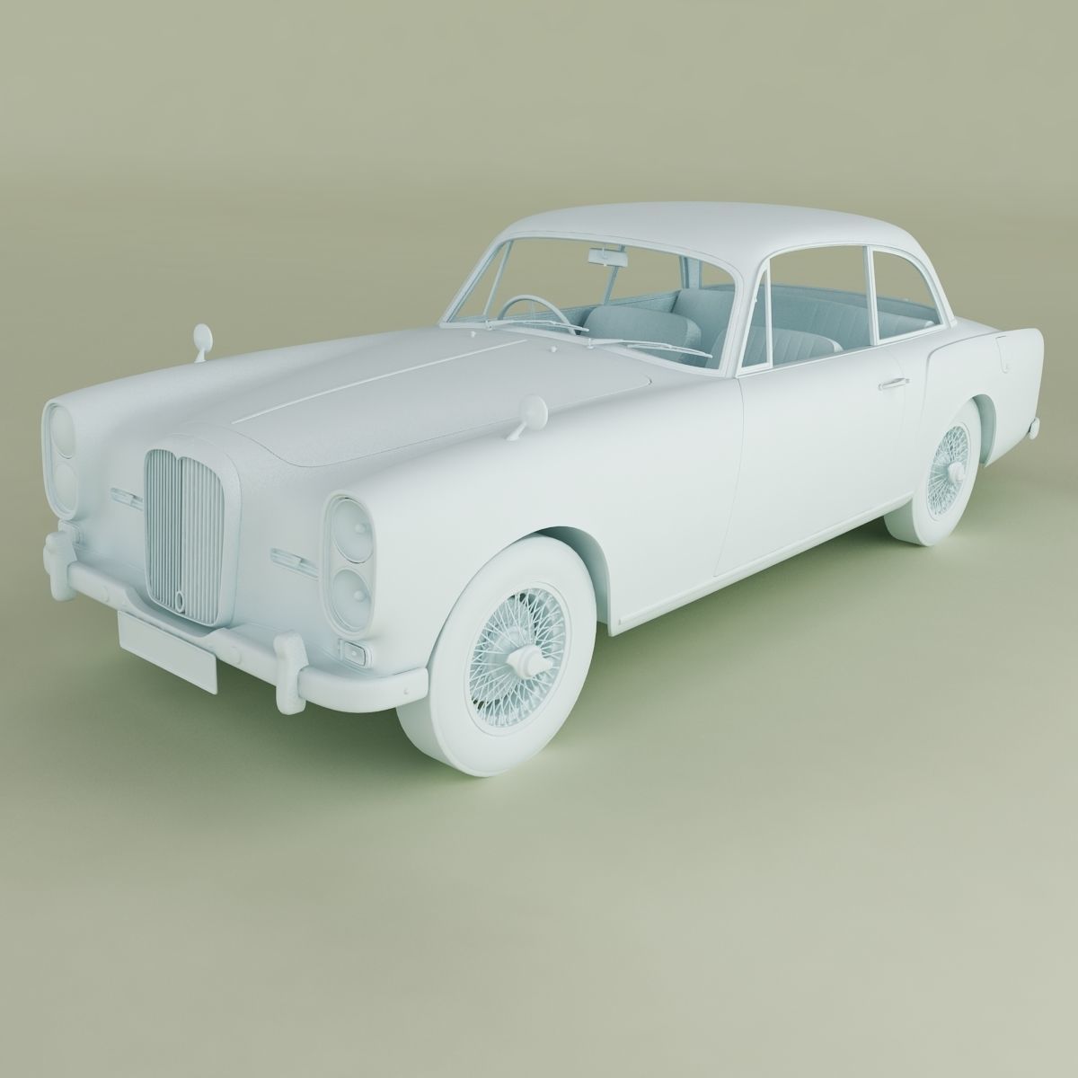 Alvis TE21 coupe 3D model_8