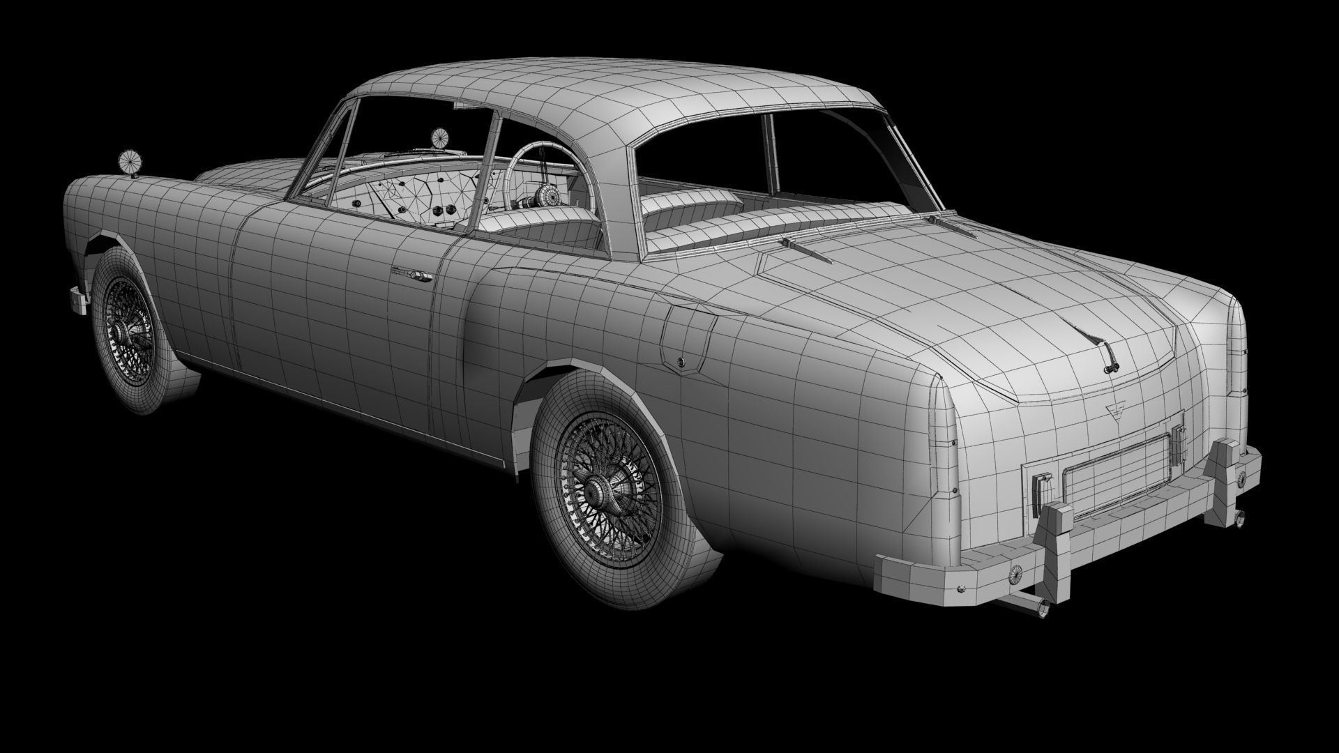Alvis TE21 coupe 3D model_14