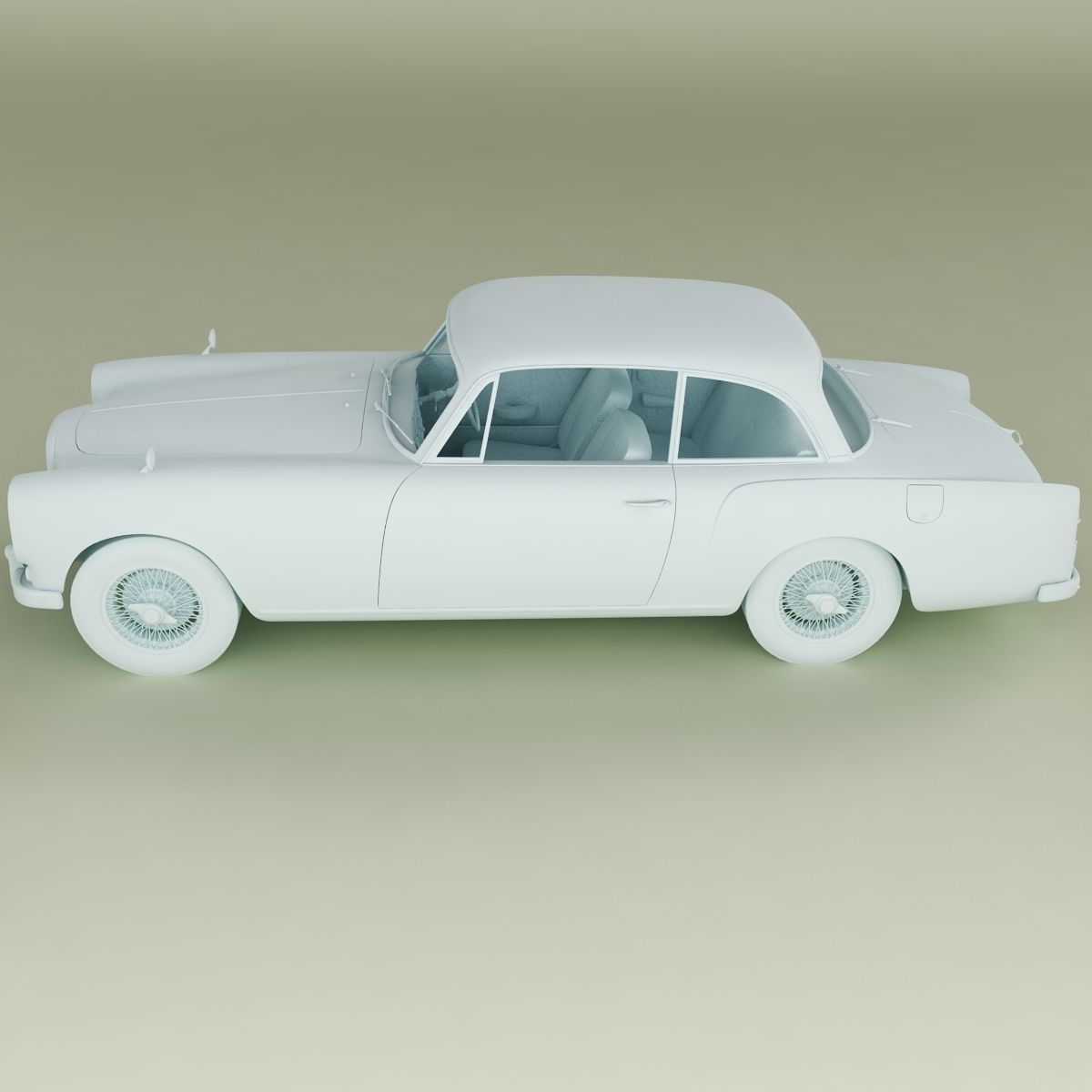 Alvis TE21 coupe 3D model_9
