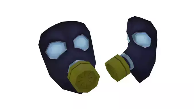 Gas Mask - Hand Painted