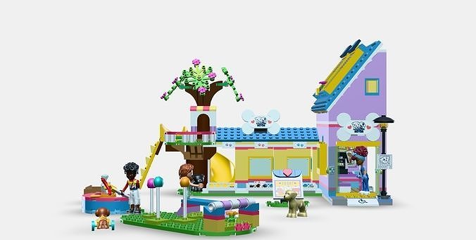 LEGO Friends Dog Rescue Centre 41727 Low-poly 3D model