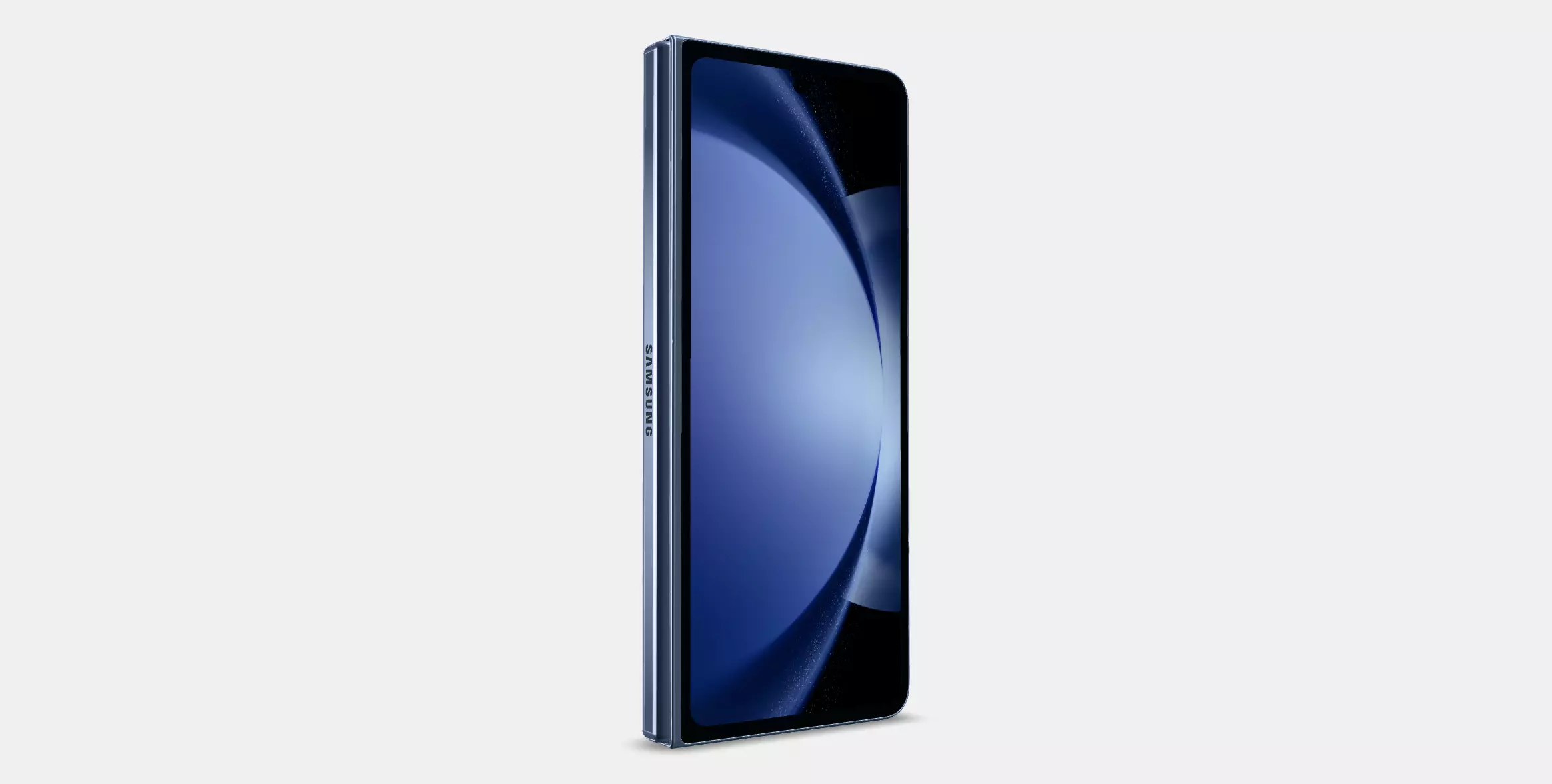 Samsung Galaxy Z Fold5 Jegesky Blue Low-poly 3D model_0