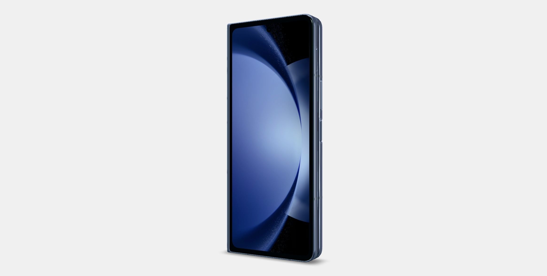 Samsung Galaxy Z Fold5 Jegesky Blue Low-poly 3D model_12