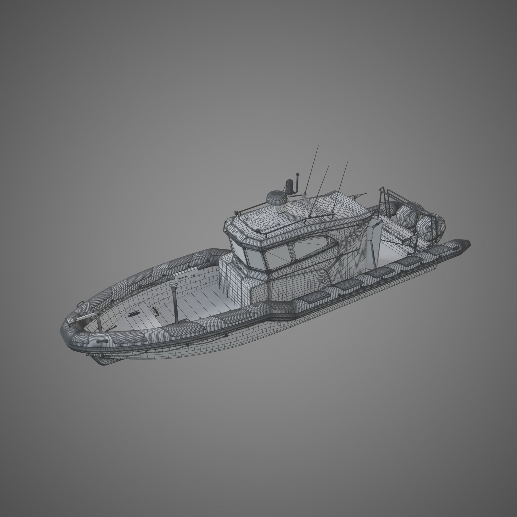 Small Rib Boats Drawing Tactical Rib boat 3D model | CGTrader