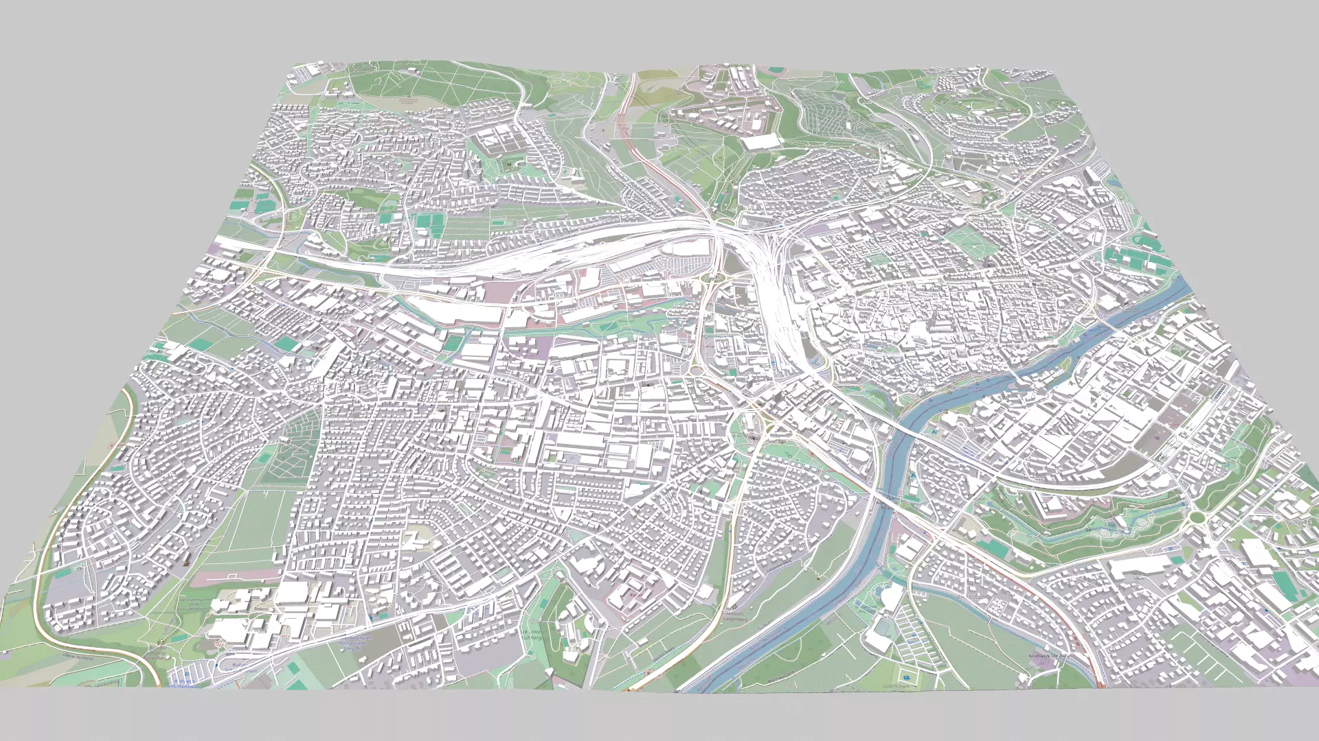 Cityscape Ulm Germany 3D model